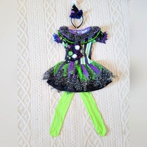Neon clown costume